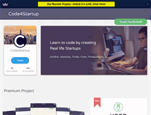 Tablet Screenshot of code4startup.com